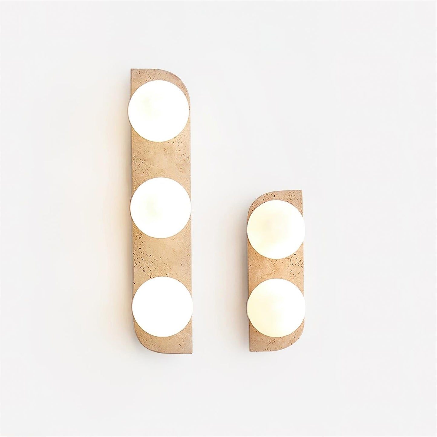 Rynx | Neptune Travertine Plug In Wall Lamp