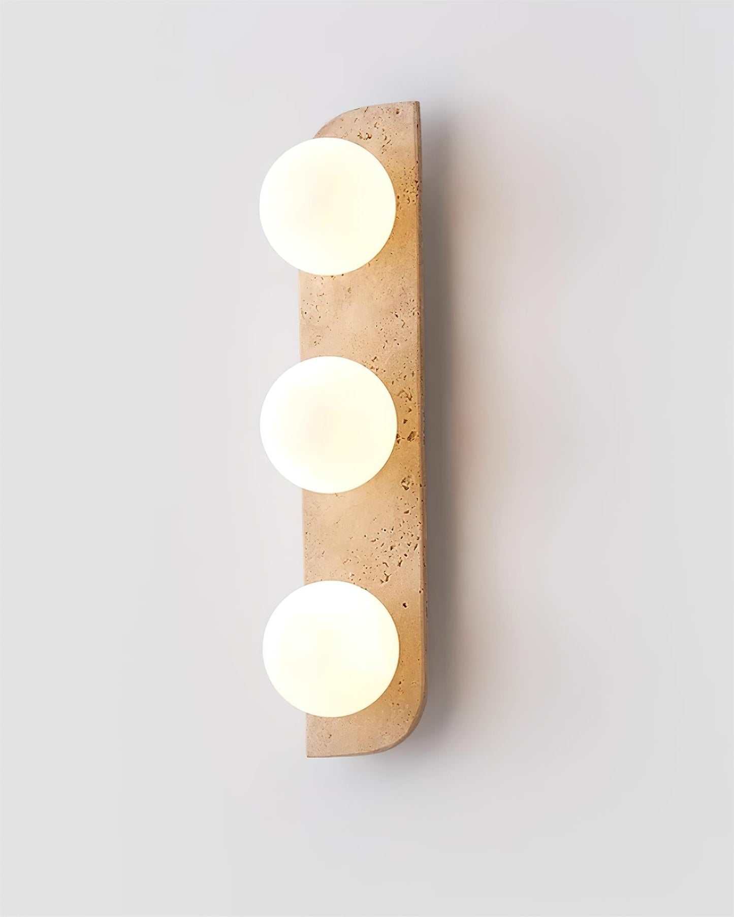 Rynx | Neptune Travertine Plug In Wall Lamp