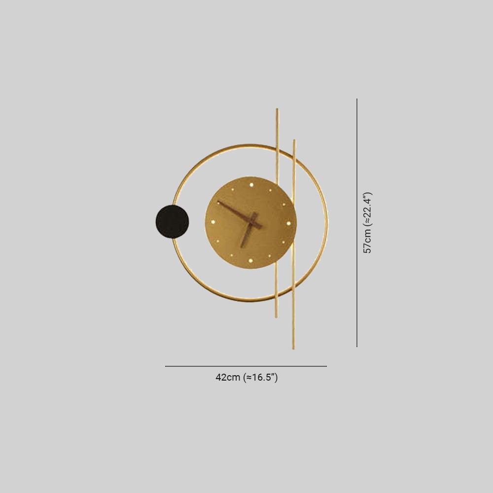 Rynx | GlowTime modern LED wall clock