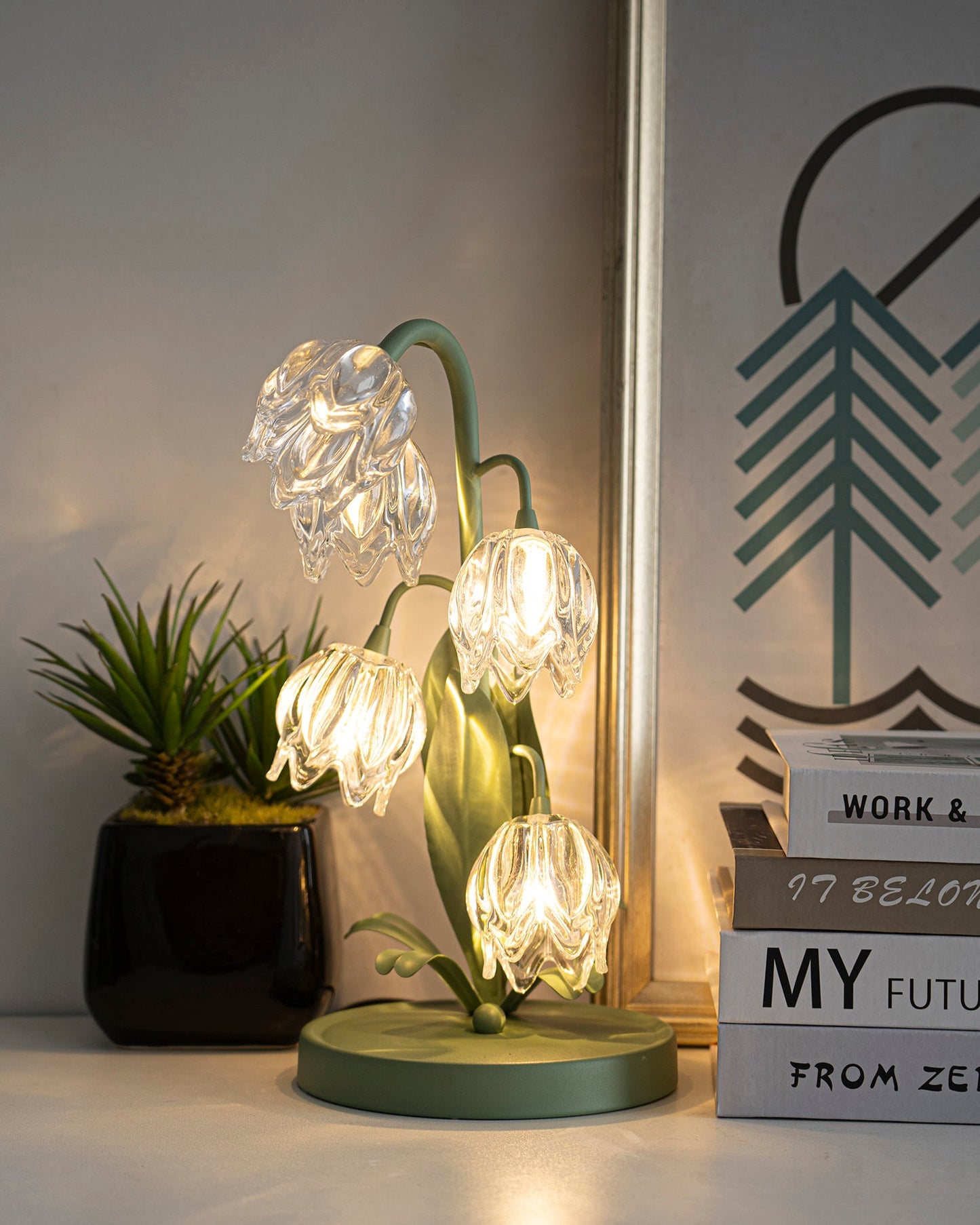Rynx | Niya Green Table Lamp
