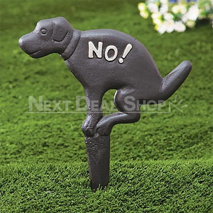 Rynx | No Poop! Stake Sign