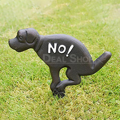 Rynx | No Poop! Stake Sign