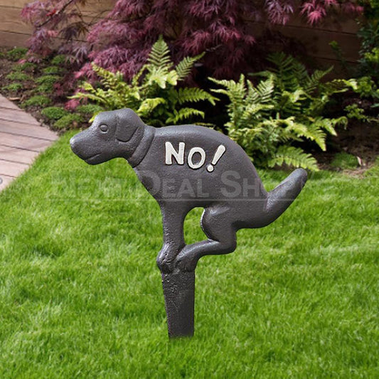 Rynx | No Poop! Stake Sign