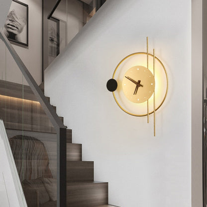 Rynx | GlowTime modern LED wall clock