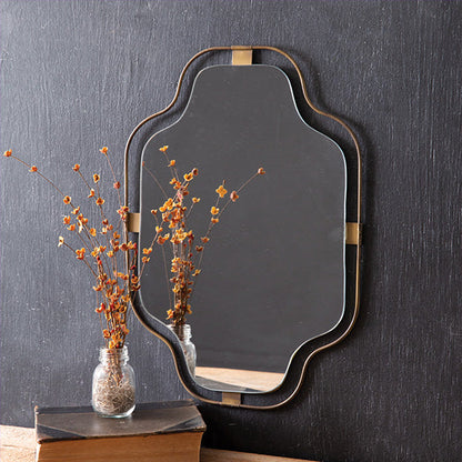 Rynx | Corner mirror with notch for the powder room