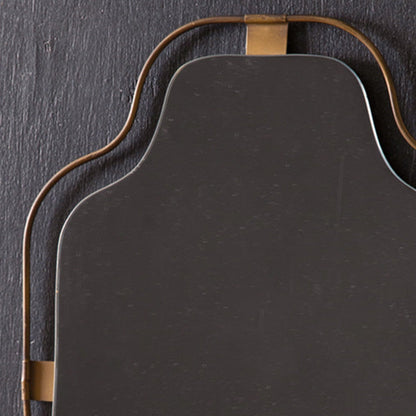 Rynx | Corner mirror with notch for the powder room