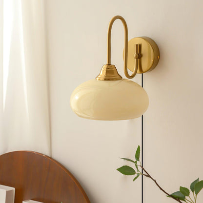 Rynx | Nova Brass Plug In Wall Light