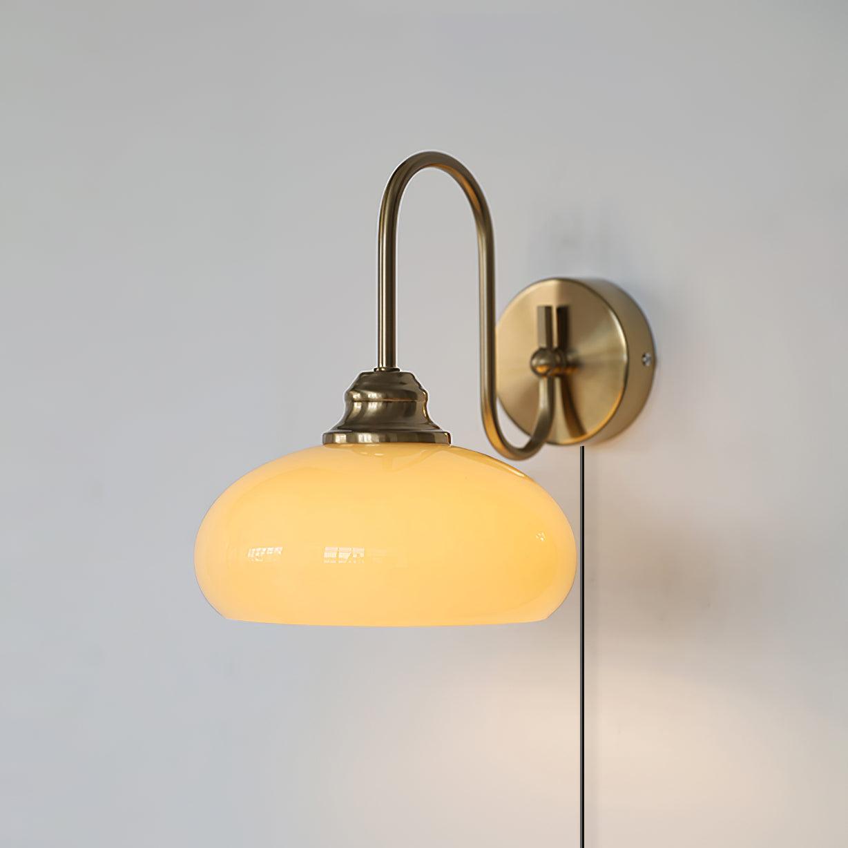 Rynx | Nova Brass Plug In Wall Light