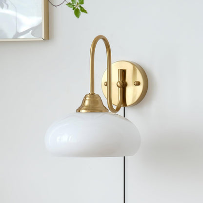 Rynx | Nova Brass Plug In Wall Light