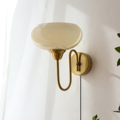 Rynx | Nova Brass Plug In Wall Light