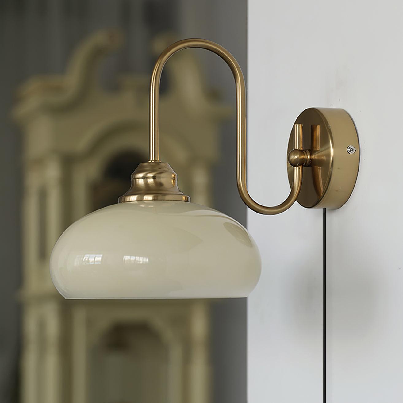 Rynx | Nova Brass Plug In Wall Light