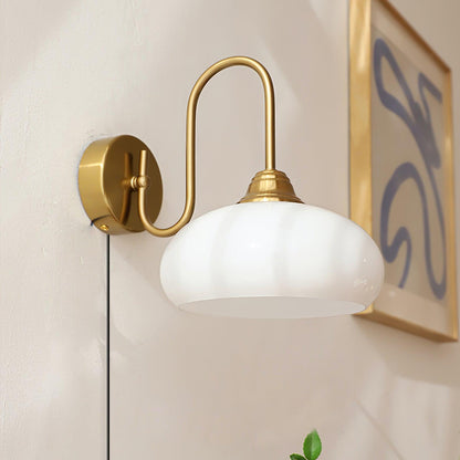 Rynx | Nova Brass Plug In Wall Light
