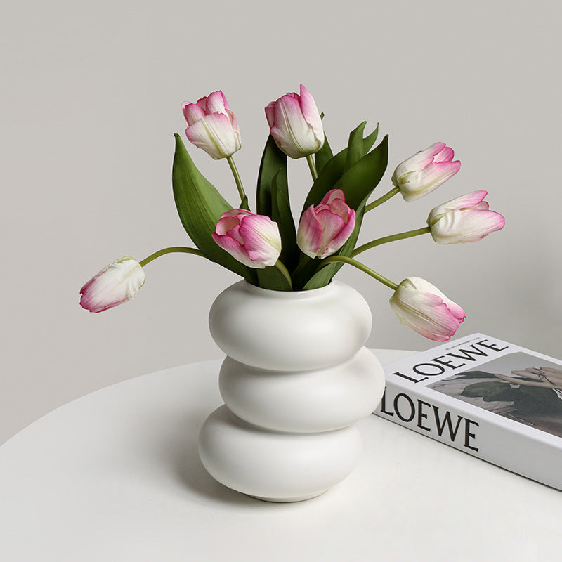 Rynx | Pure White Special Shape Vase