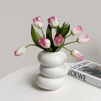 Rynx | Pure White Special Shape Vase