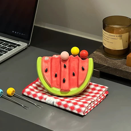 Rynx | Watermelon Fruit Bite Sticks Fork Set