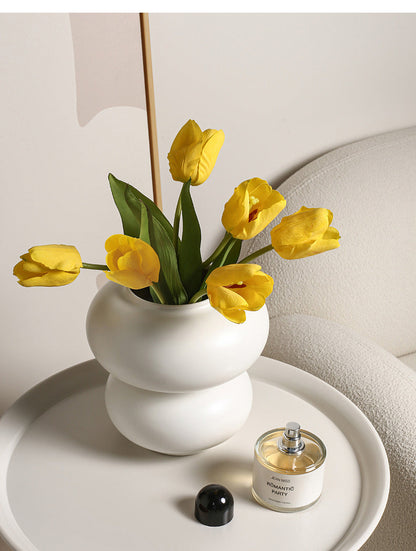 Rynx | Pure White Special Shape Vase