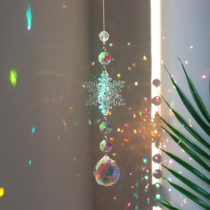 Rynx | Colorful snow crystal window catcher