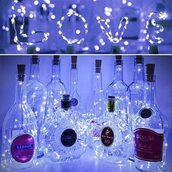 Rynx | LED bottle light cork night light DIY decor