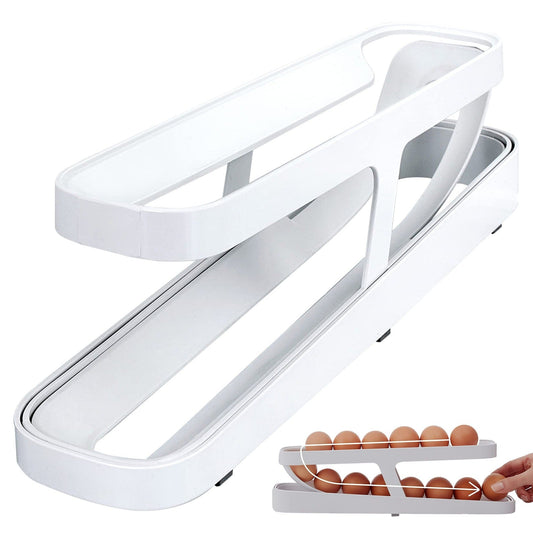 Rynx | Automatic Scroll Egg Shelf Holder Storage Box
