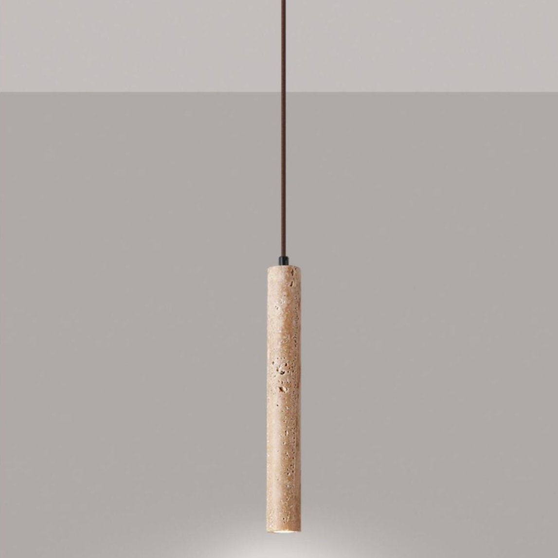 Rynx | Minimalist Travertine Ceiling Lamp Led