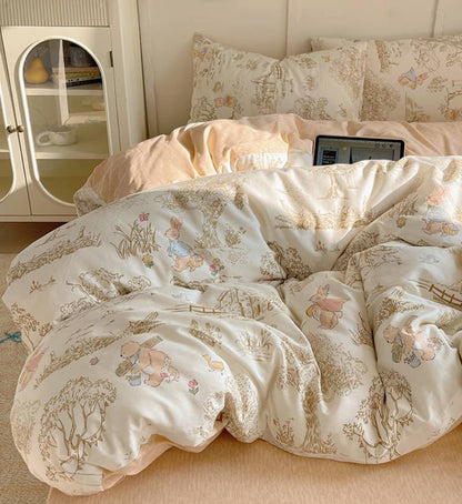 Rynx Cottage Rabbit In The Woods Bedding Set