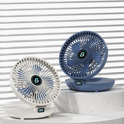 Rynx | Portable Mini Desk Fan, USB Rechargeable Adjustable Wall Fan
