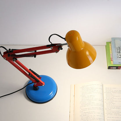 Rynx | Modern Simplicity Memphis Iron Half-Circle 1-Light Table Lamp for the Study