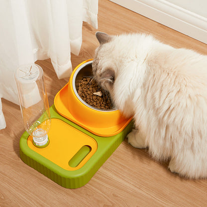 Rynx | Cat Bowls Water and Food Bowl Set, 2 in 1