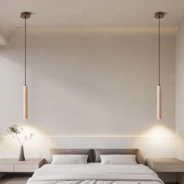 Rynx | Minimalist Travertine Ceiling Lamp Led
