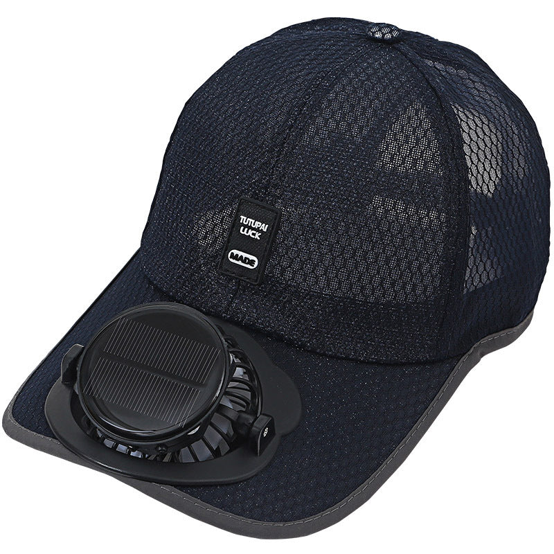 Rynx | Solar Unisex Fan Hat with breathable mesh sun protection