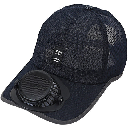 Rynx | Solar Unisex Fan Hat with breathable mesh sun protection