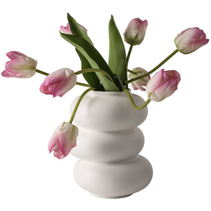 Rynx | Pure White Special Shape Vase