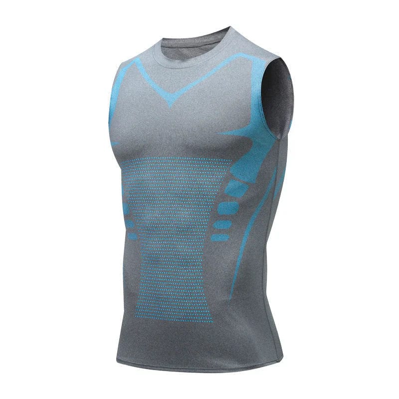 RYNX | Slimming Vest For Men (2+1 ) Gray and Blue