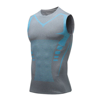 RYNX | Slimming Vest For Men (2+1 ) Gray and Blue