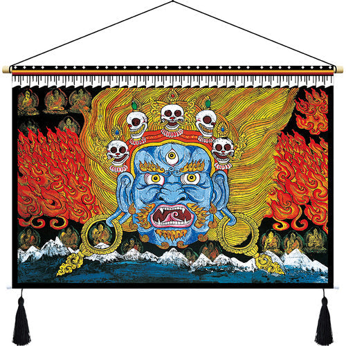 Rynx | Custom Tibetan fabric woven Tibet hanging cloth homestay decoration hotel restaurant living room bedroom headboard fabric painting weave