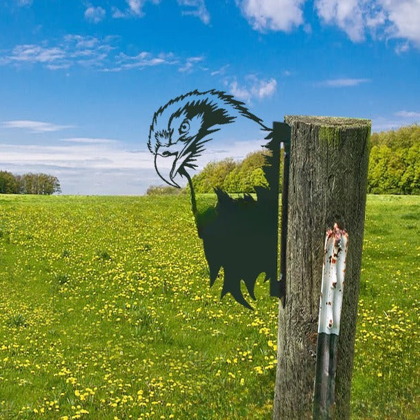 Rynx | Outdoor Garden Farm Spy Goat Metal Artwork Indoor Decor
