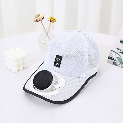 Rynx | Solar Unisex Fan Hat with breathable mesh sun protection