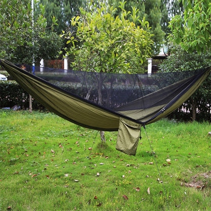 Rynx | Portable Outdoor Hammock with Mosquito Nets (Army Green)