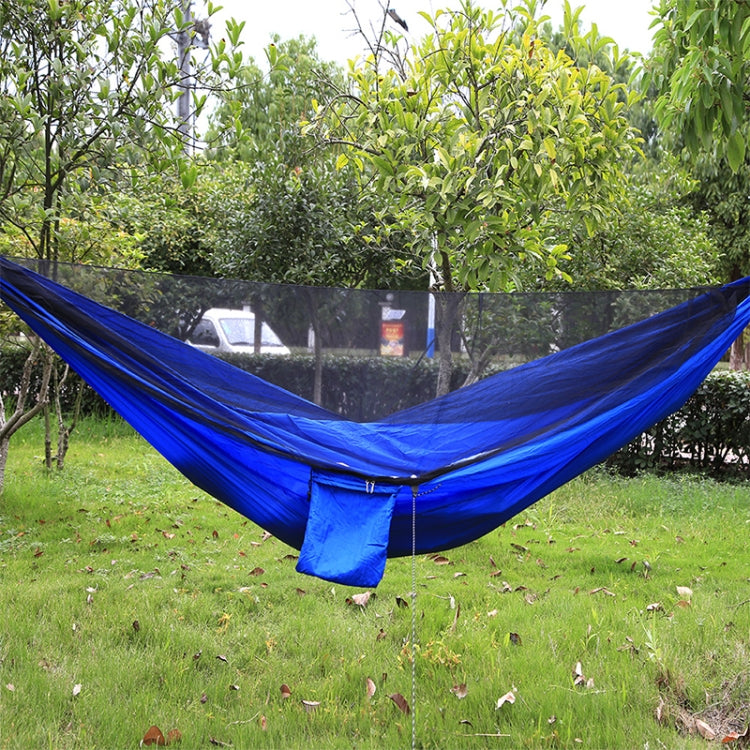 Rynx | Portable Outdoor Parachute Hammock with Mosquito Nets (Blue)