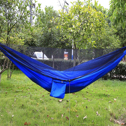 Rynx | Portable Outdoor Parachute Hammock with Mosquito Nets (Blue)