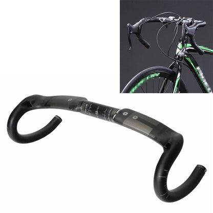 Rynx | TOSEEK UD Carbon Fiber Texture Road Bike Handlebar, Size: 440mm (UD Matte)