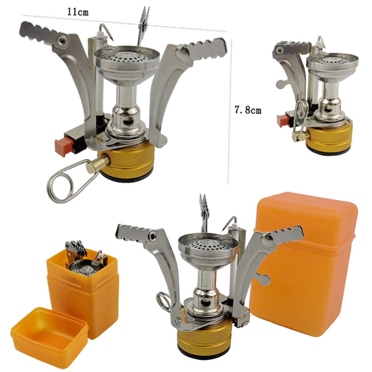 Rynx | DS-101 Portable Outdoor Camping Cooking Set Picnic Boiler Cookware Combination (Orange)