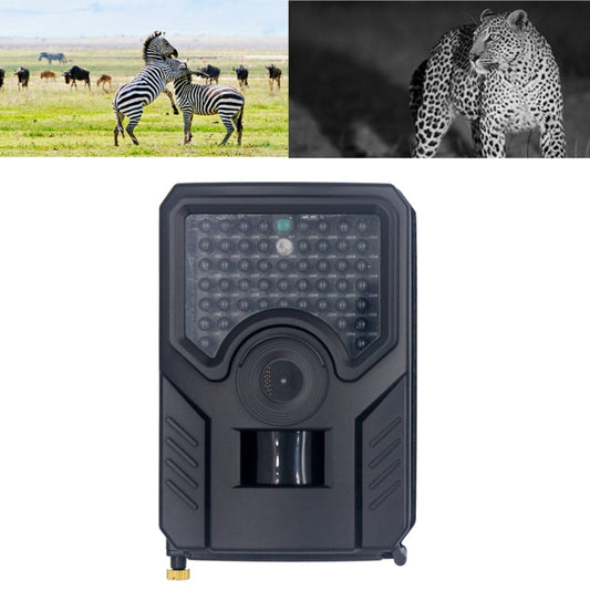 Rynx | PR-200B 120 Degrees Wide Angle Lens IP56 Waterproof  12MP 1080P HD Infrared Hunting Trail Camera, Support TF Card, PIR Distance: 10-15m (Black)