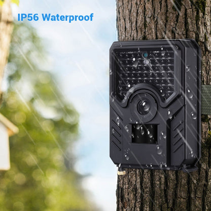 Rynx | PR-200B 120 Degrees Wide Angle Lens IP56 Waterproof  12MP 1080P HD Infrared Hunting Trail Camera, Support TF Card, PIR Distance: 10-15m (Black)