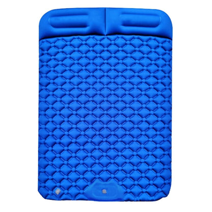 Rynx | Outdoor Camping Foot-step Automatic Inflatable Cushion Portable TPU Inflatable Double Bed, Size: 195 x 119 x 16cm(Dark Blue)