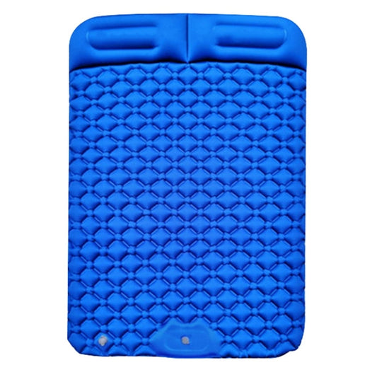 Rynx | Outdoor Camping Foot-step Automatic Inflatable Cushion Portable TPU Inflatable Double Bed, Size: 195 x 119 x 16cm(Dark Blue)
