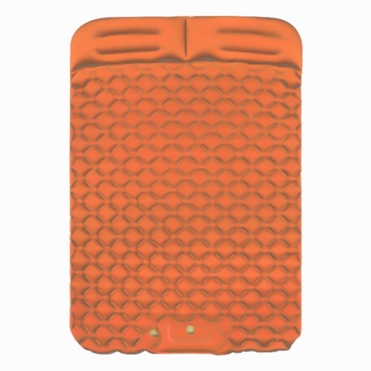 Rynx | Outdoor Camping Foot-step Automatic Inflatable Cushion Portable TPU Inflatable Double Bed, Size: 195 x 119 x 16cm(Orange)