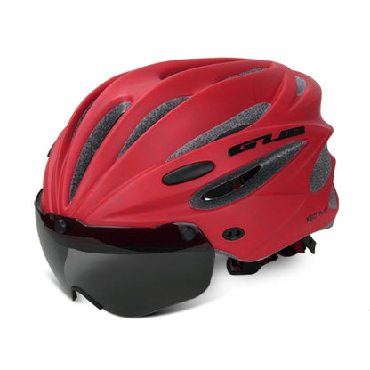 Rynx | GUB K80 Plus Bike Helmet With Visor And Goggles(Red)