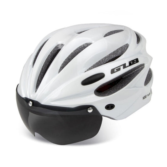 Rynx | GUB K80 Plus Bike Helmet With Visor And Goggles(White)