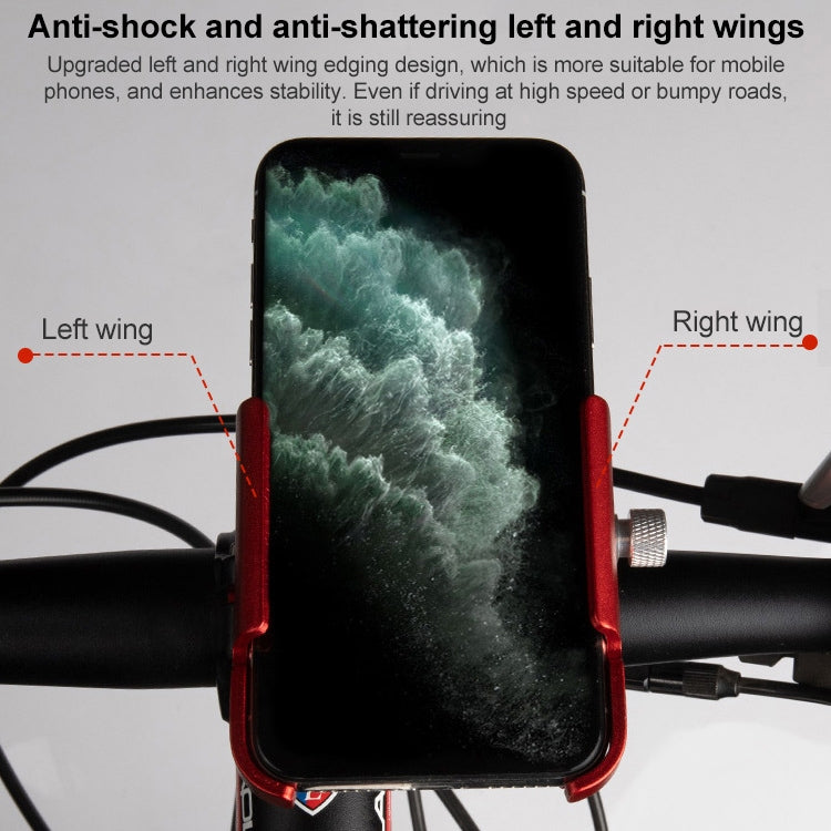 Rynx | GUB P30 Aluminum Bike Phone Holder(Red)